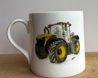 Fastrac Inspired Tractor China Mug