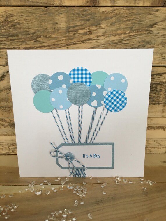 Handmade New Baby Card new baby new baby boy new arrival