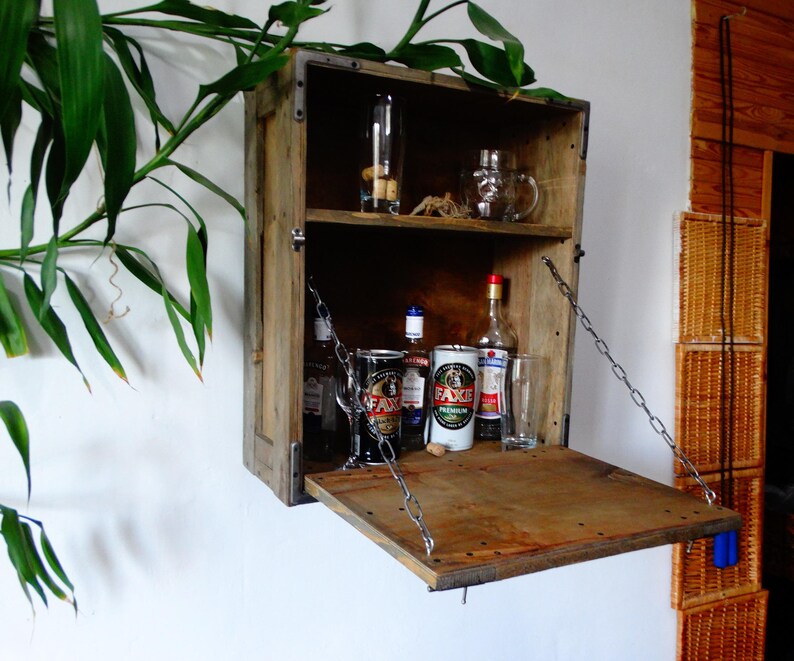 Liquor Cabinet Home Bar-Bar Möbel Kleine Weinkabinett Holz | Etsy