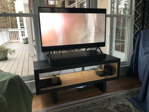 Tv Table Tv Console Tv Cabinet Wooden Tv Stands Tv Table Etsy
