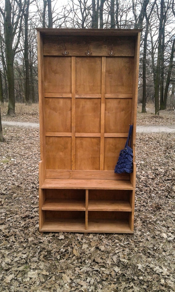 Entryway Bench With Shoe Storageentryway Bench With Etsy