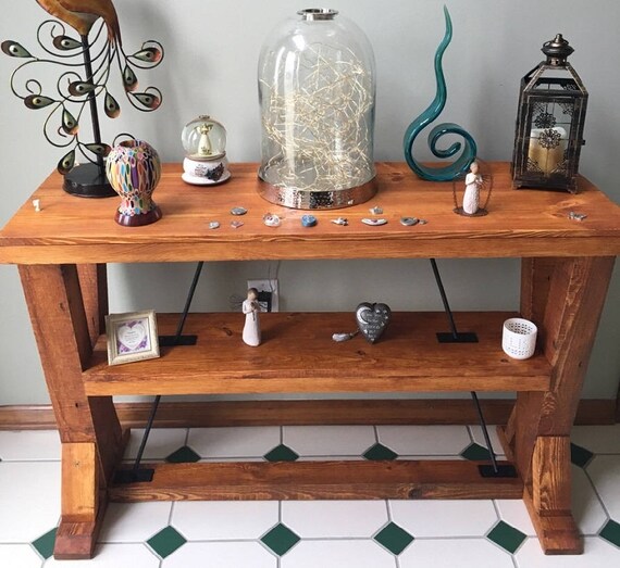 Sofa Tablenarrow Console Tableentrance Tablehallway Etsy