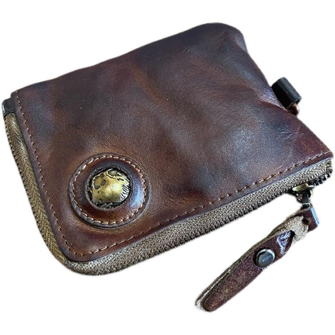 Men Rfid Card Holder Vintage Leather Coin Wallet – Come4Buy eShop