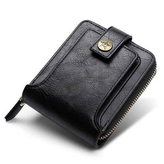 www. - Vintage Genuine Real Leather Women Short Wallets