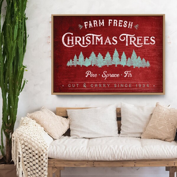 Tree Farm Sign Etsy