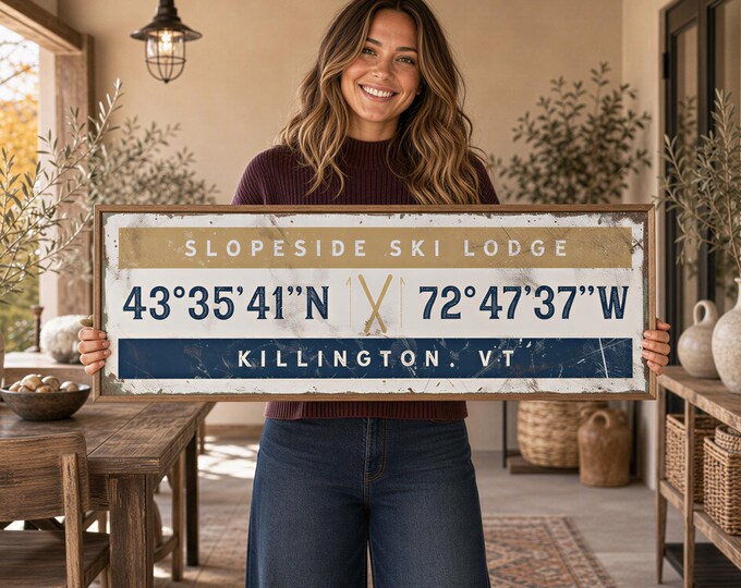 Coordinates Wall Art: Custom Nautical Print (Personalized GPS)