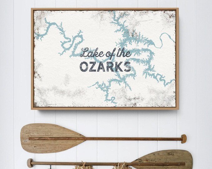 Personalized Lakehouse Sign: Rustic Vintage Canvas or Aluminum Print
