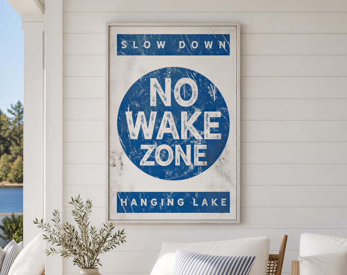 Cottage Lake Decor, Lake Scene Art, Lake Wedding Gift