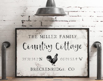 Rooster Art Print: Vintage Cottage Style - Farmhouse Wall Decor