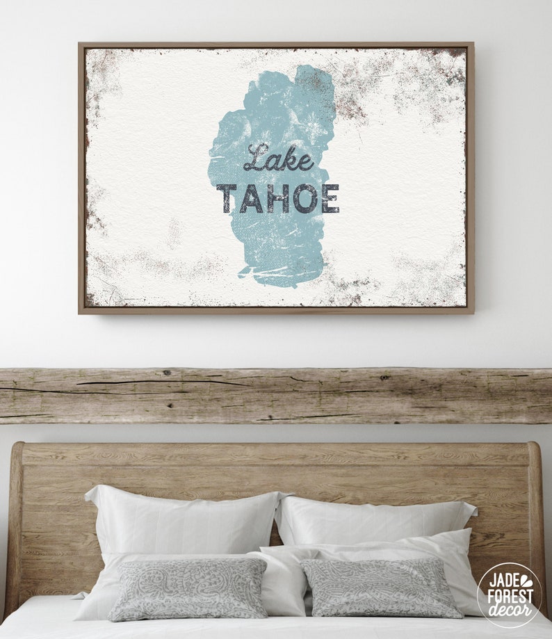 GREAT SALT LAKE Sign Custom Canvas Print for Lakehouse Etsy