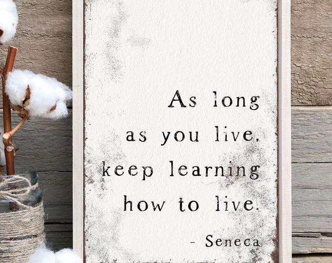 Custom Quote Sign: Distressed Farmhouse Style, Personalized Wording