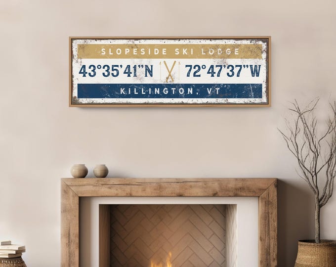 Coordinates Wall Art: Custom Nautical Print (Personalized GPS)