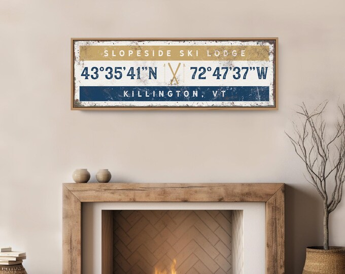 Coordinates Wall Art: Custom Nautical Print (Personalized GPS)