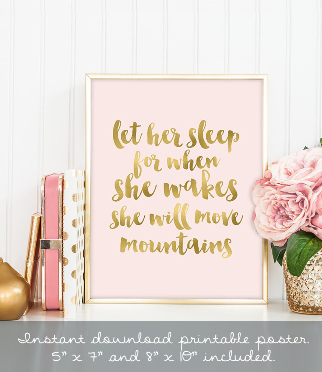 Let Her Sleep For When She Wakes Wall Art