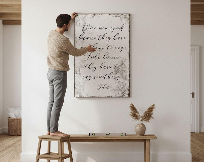 Custom Quote Wall Art: Farmhouse Canvas Prints (Multiple Sizes)