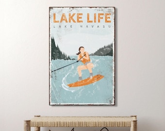 Lake House Wall Art: Custom Wakeboard Poster (Multiple Sizes & Prints)