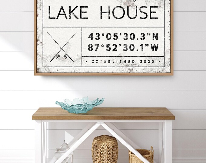 Go Jump in the Lake Sign – Rustic Personalized Lake House Decor