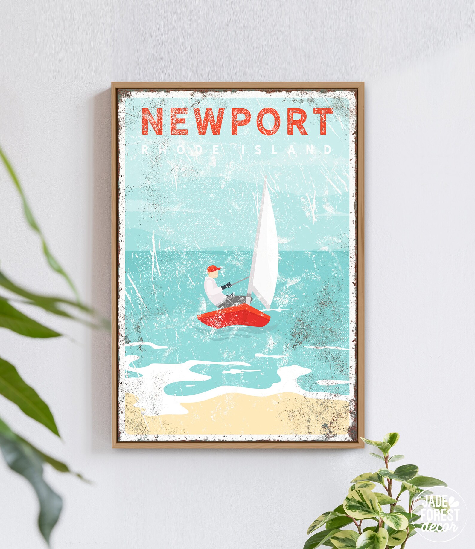 Vintage boating sign personalized motor boat canvas for | Etsy