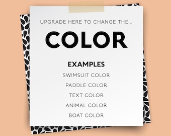 COLOR upgrade – clothes, accessories, pets {UPGRADE for vintage posters only}