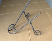 Easel cast iron metal stand vintage,book easel