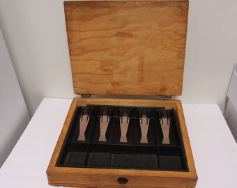 Old Wooden Cash Register Etsy