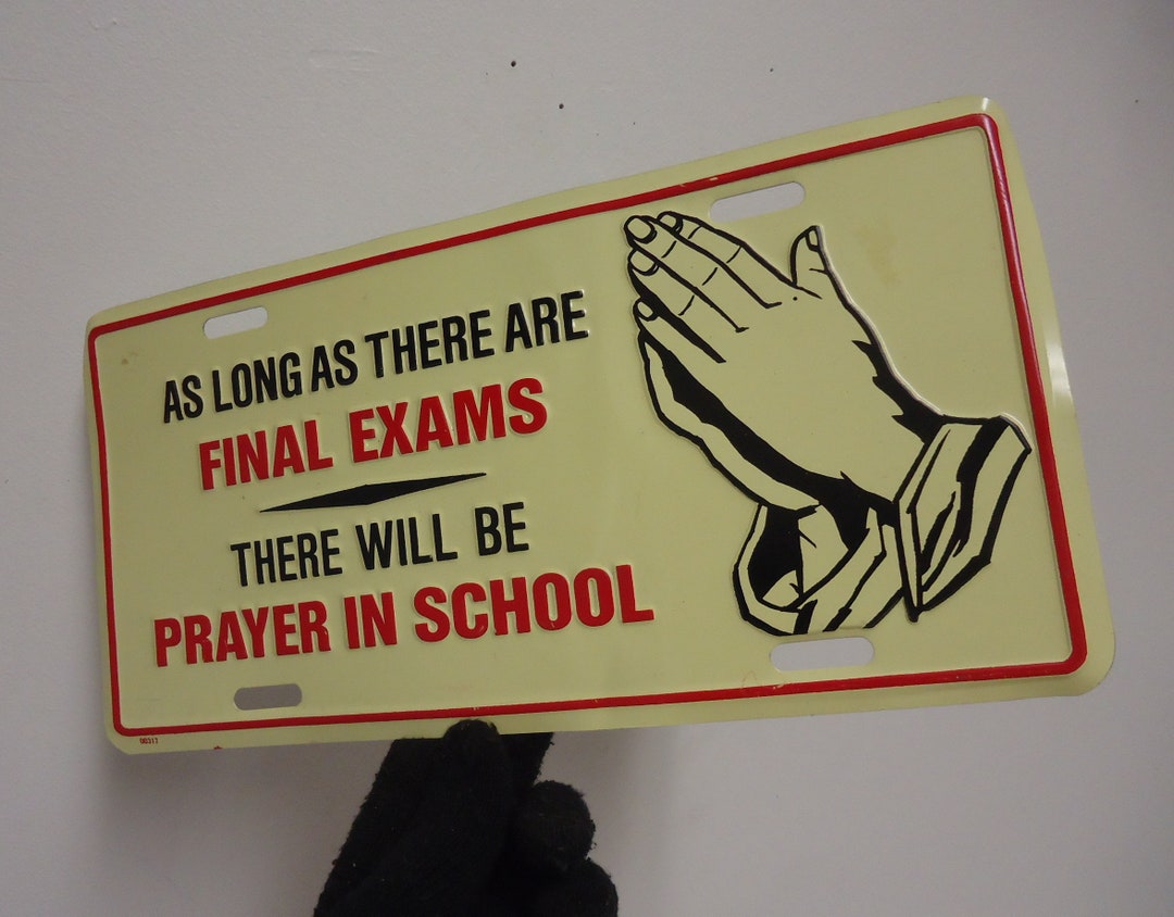 Lords Praying Hands Jesus License Plate Vintage Novelty Etsy