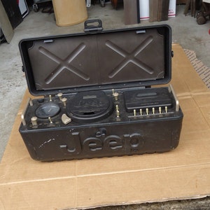 Vintage Jeep Radio Boombox Cassette,cd Player/blasters Telemania ...