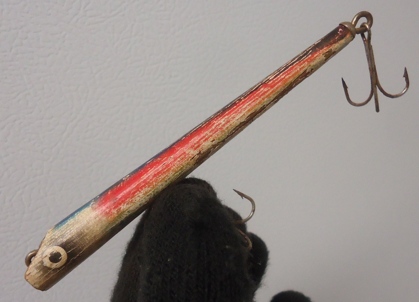 Pencil plugs lures vintage wooden stick fishing lures Etsy