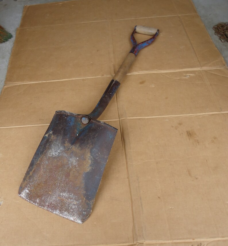 Vintage Square Head Shovel Garden Razor Back Union Fork And Etsy