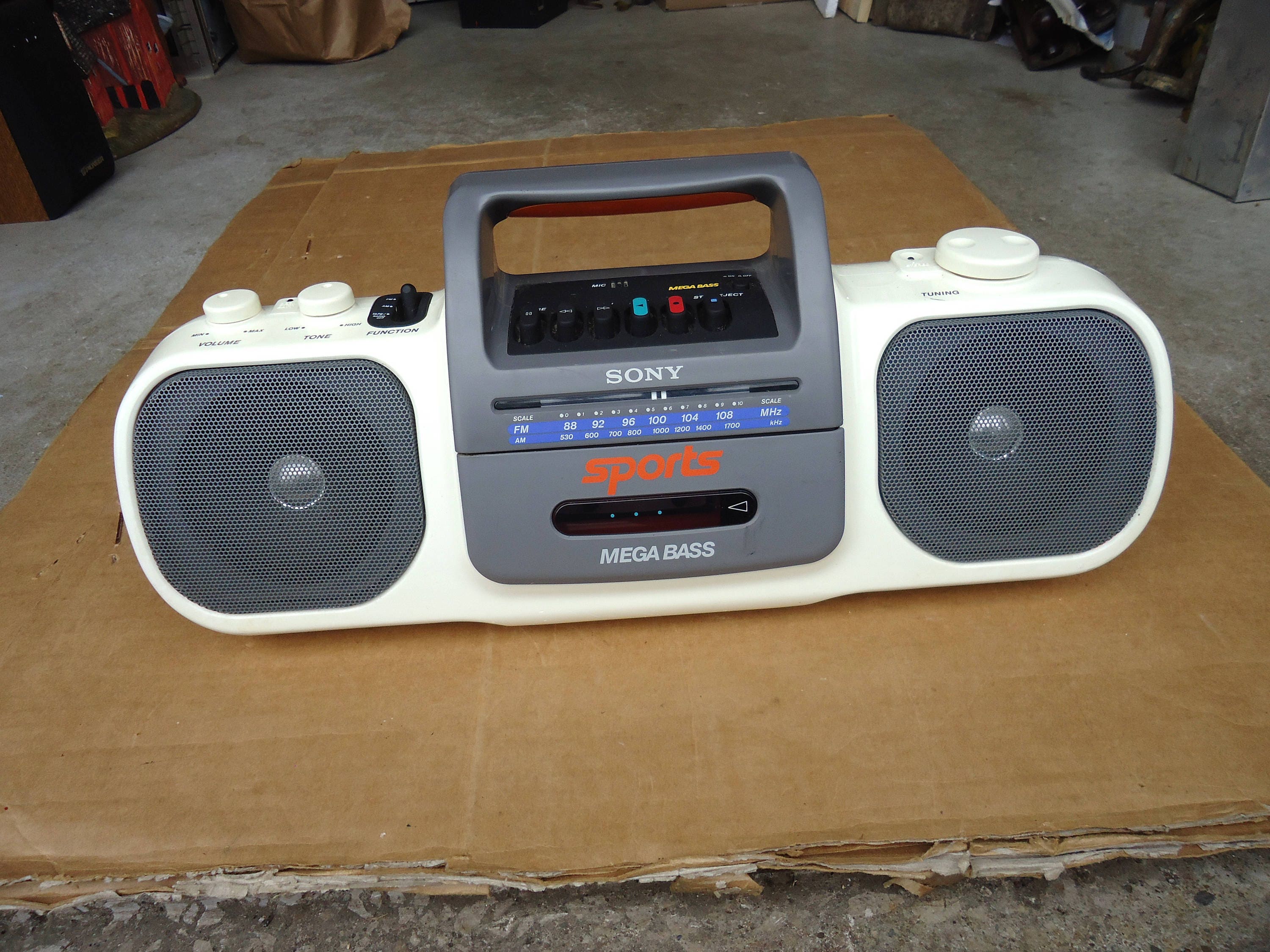 Vintage Sony Boombox Cd Cassette Player My XXX Hot Girl