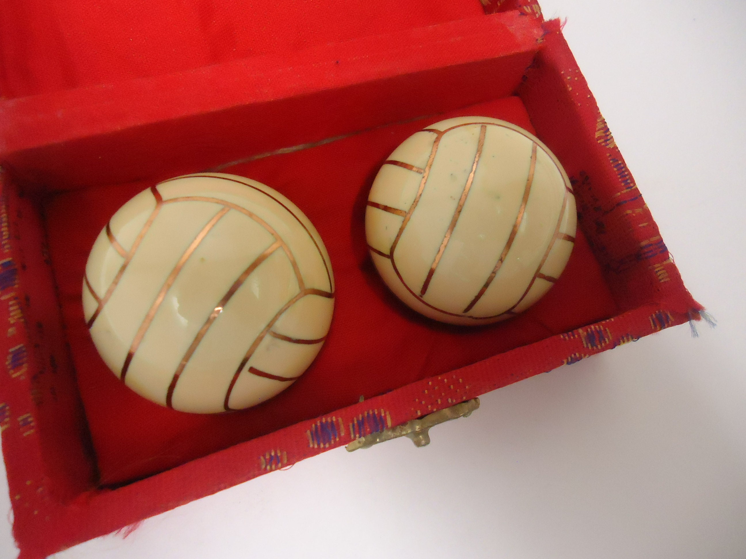 Vintage Baoding Balls Musical Volleyball Therapy Stress Etsy