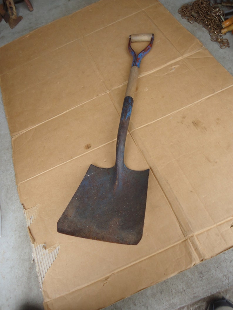 Vintage Square Head Shovel Garden Razor Back Union Fork And Etsy