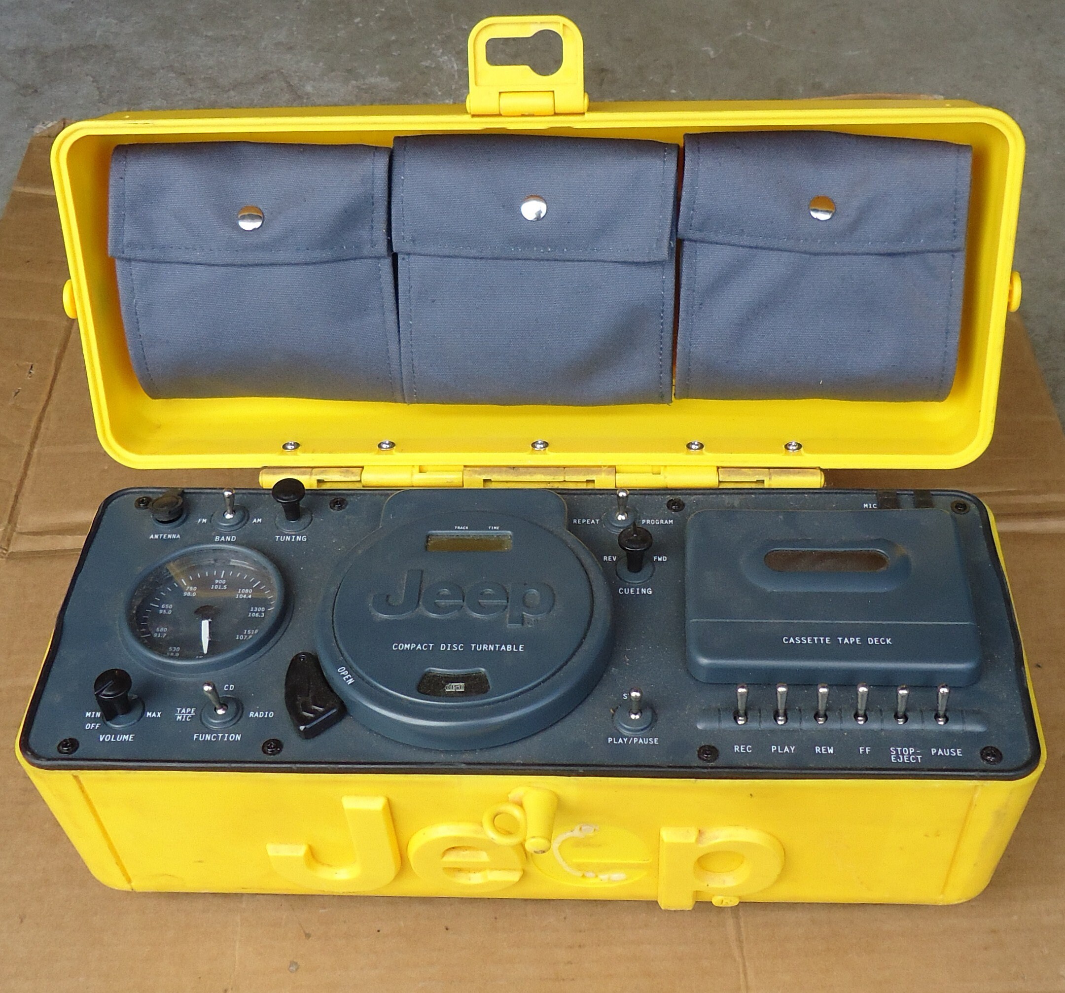 jeep radio vintage boombox cassettecd player/blasters Etsy