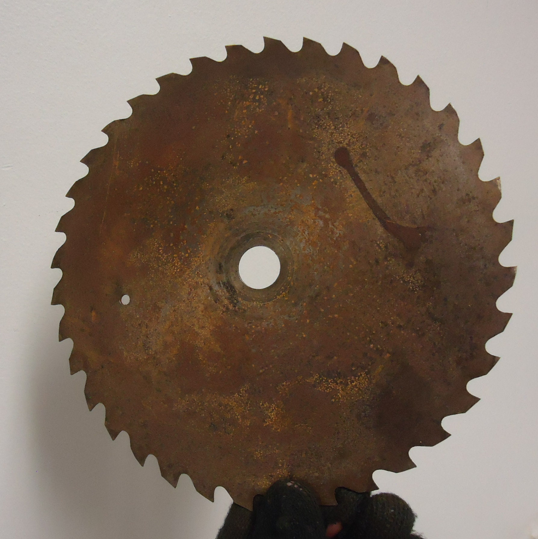 Vintage circular saw blades lotart painting supply craft 6 Etsy