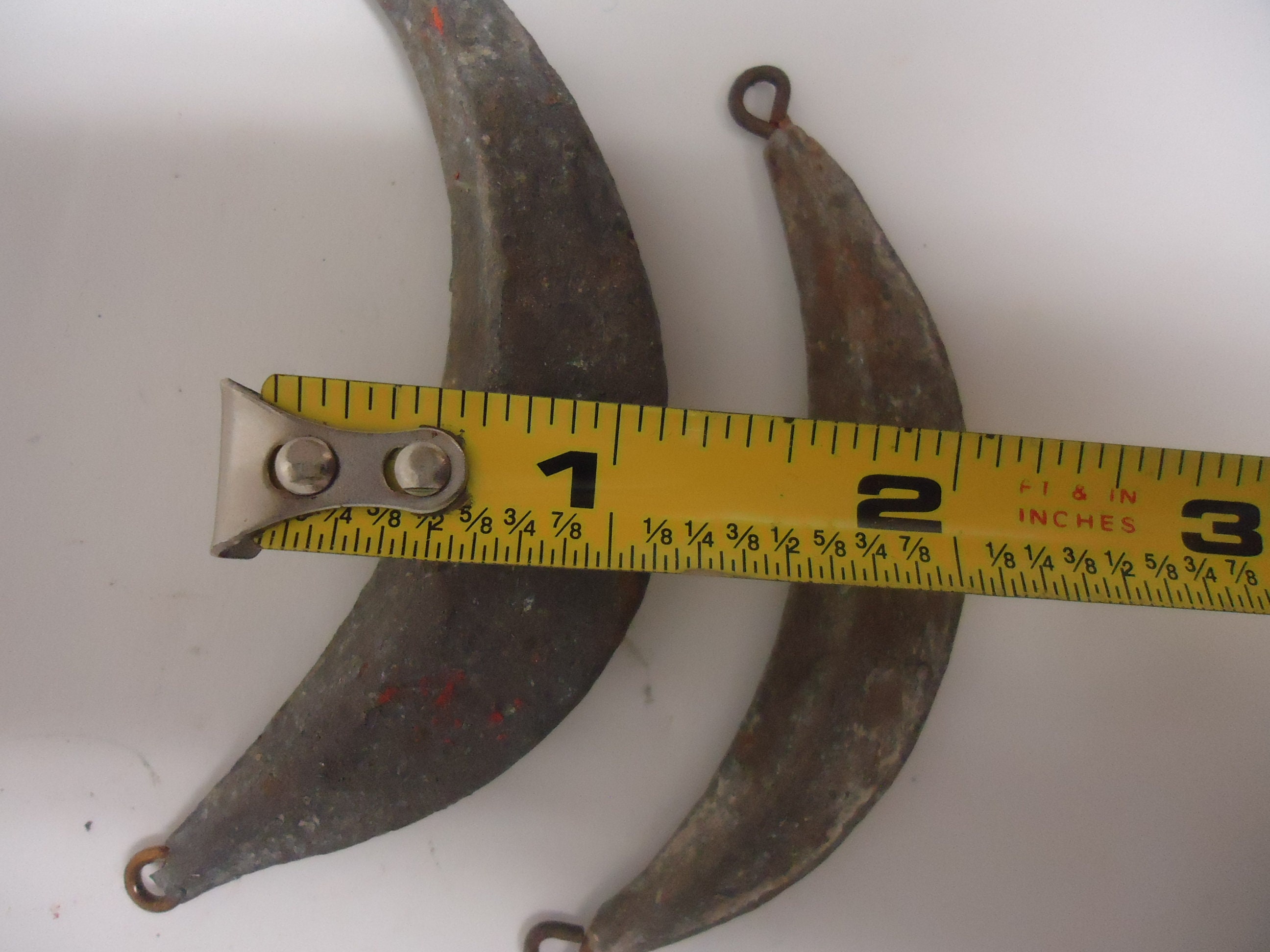 Vintage banana lead fishing sinker weighttackle box supply Etsy