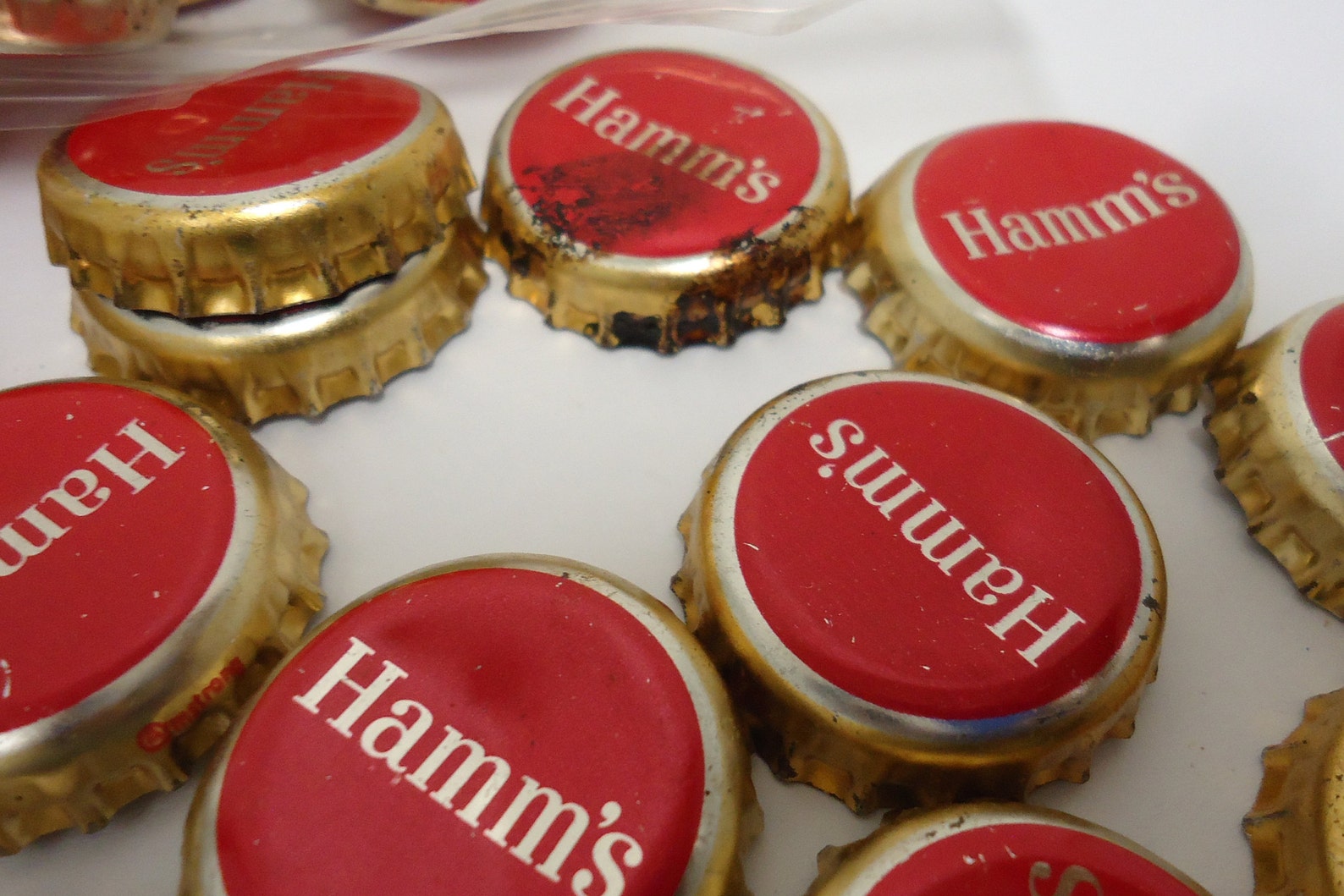 Hamms beer bottle caps lot10 total Etsy
