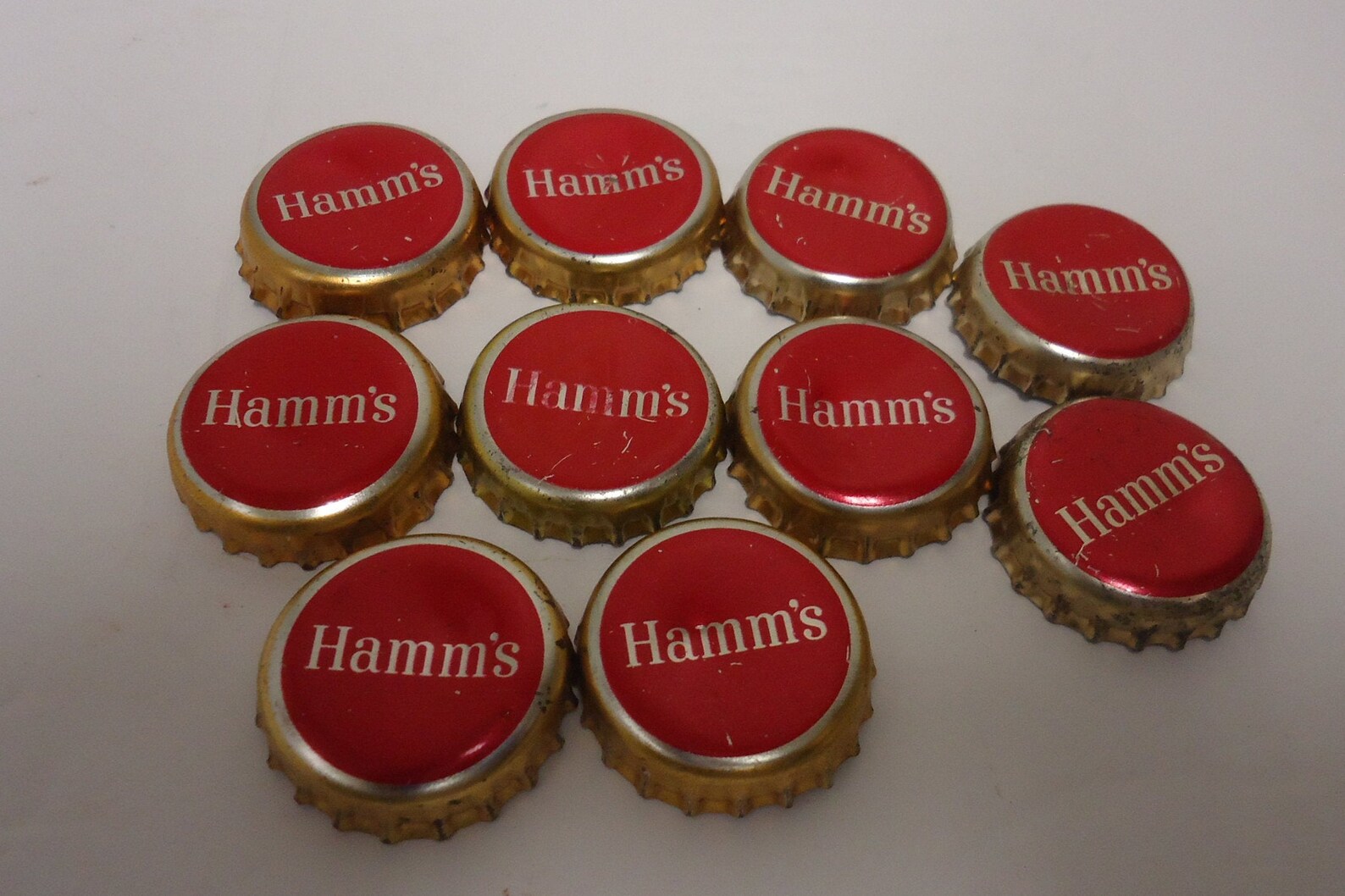 Hamms beer bottle caps lot10 total Etsy