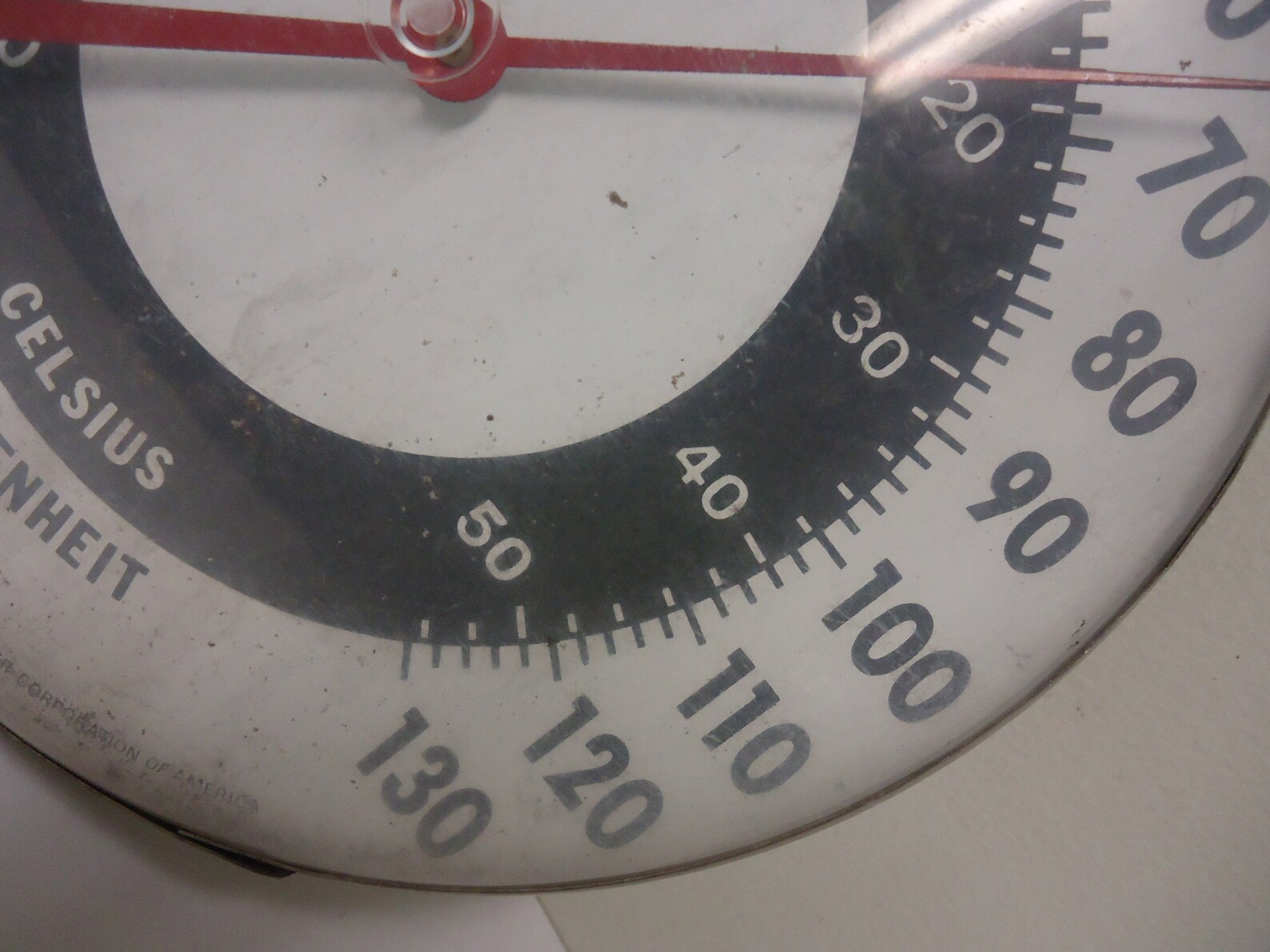 Ohio Jumbo Dial Thermometer Vintage Outdoor Garden Yard Decor Etsy