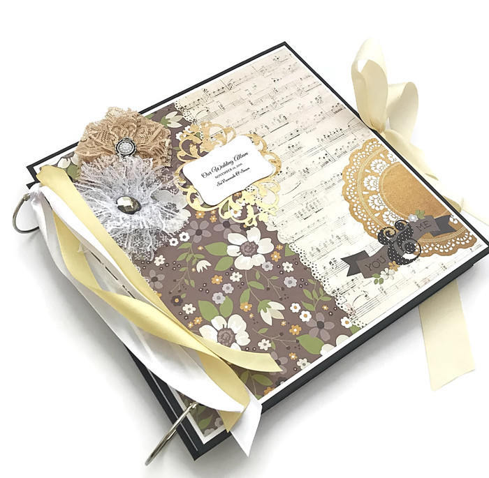 12x12 Luxury Wedding scrapbook album Photo album Wedding Etsy