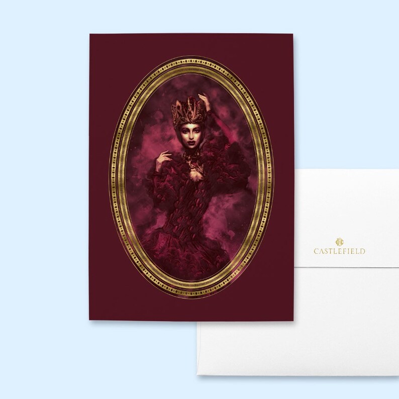 Castlefield The Red Queen Flat Or Folded Greeting Cards Paper Stationery Safarni Org