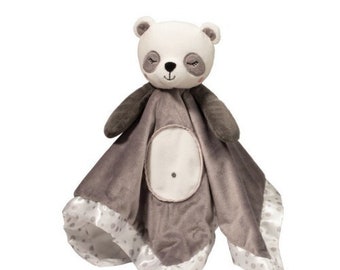 Panda Lovey Snuggler Blanket, Personalized, Lovies for Babies, Gifts for Baby Girl, Gifts for Baby Boy