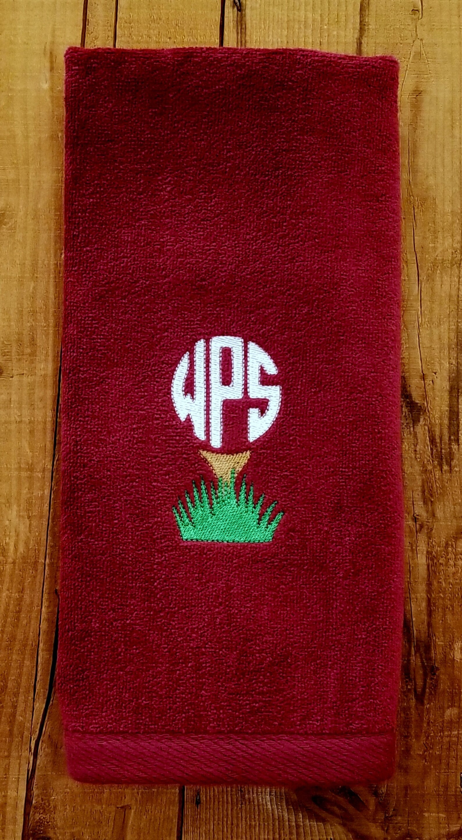 Embroidered GOLF Towel Personalized Monogram Golf Towel Golf Etsy