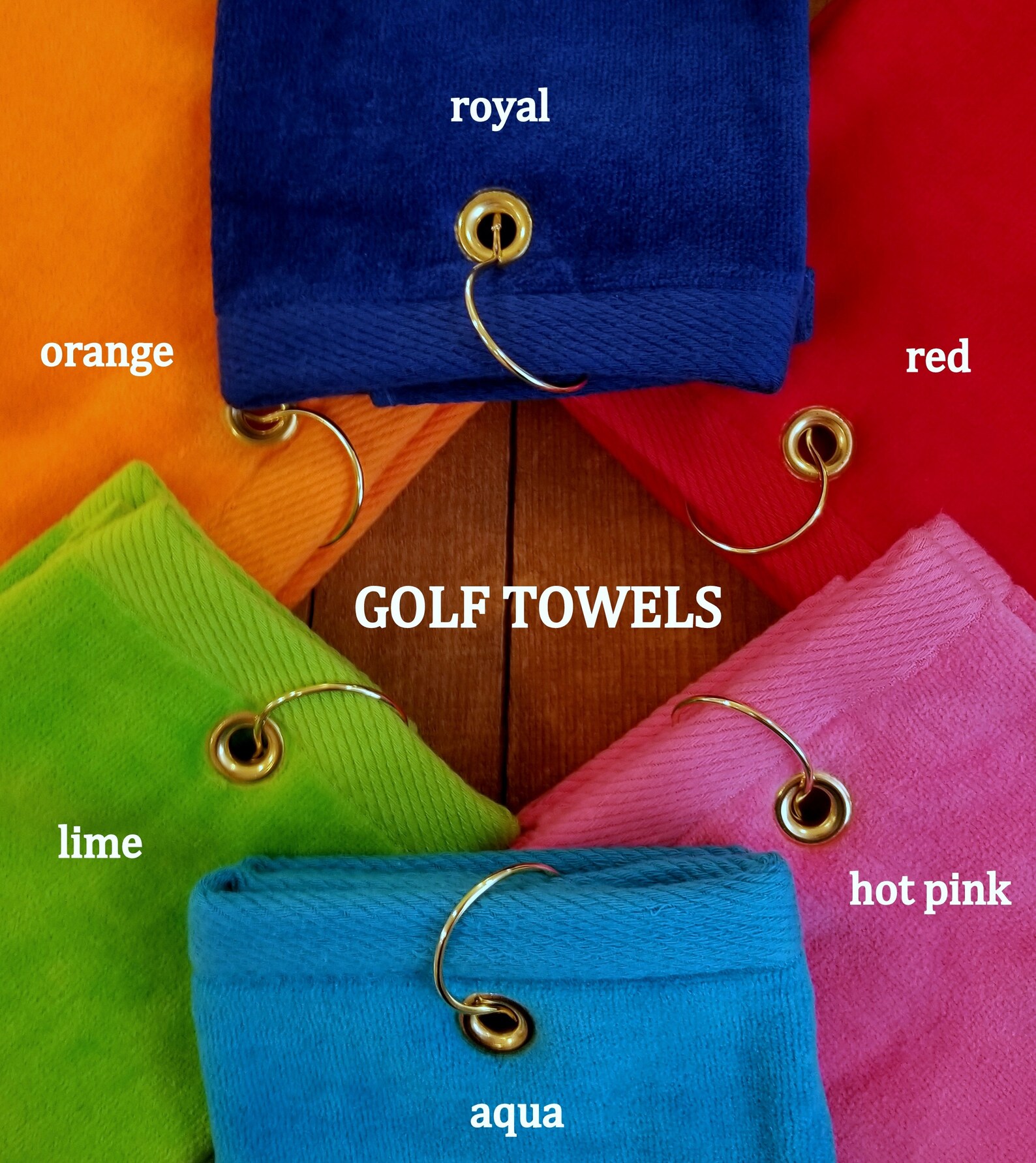 Personalized Embroidered GOLF Towel Custom Golf Towels With Etsy