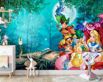 Alice Wallpaper Etsy Alice Wallpaper Etsy