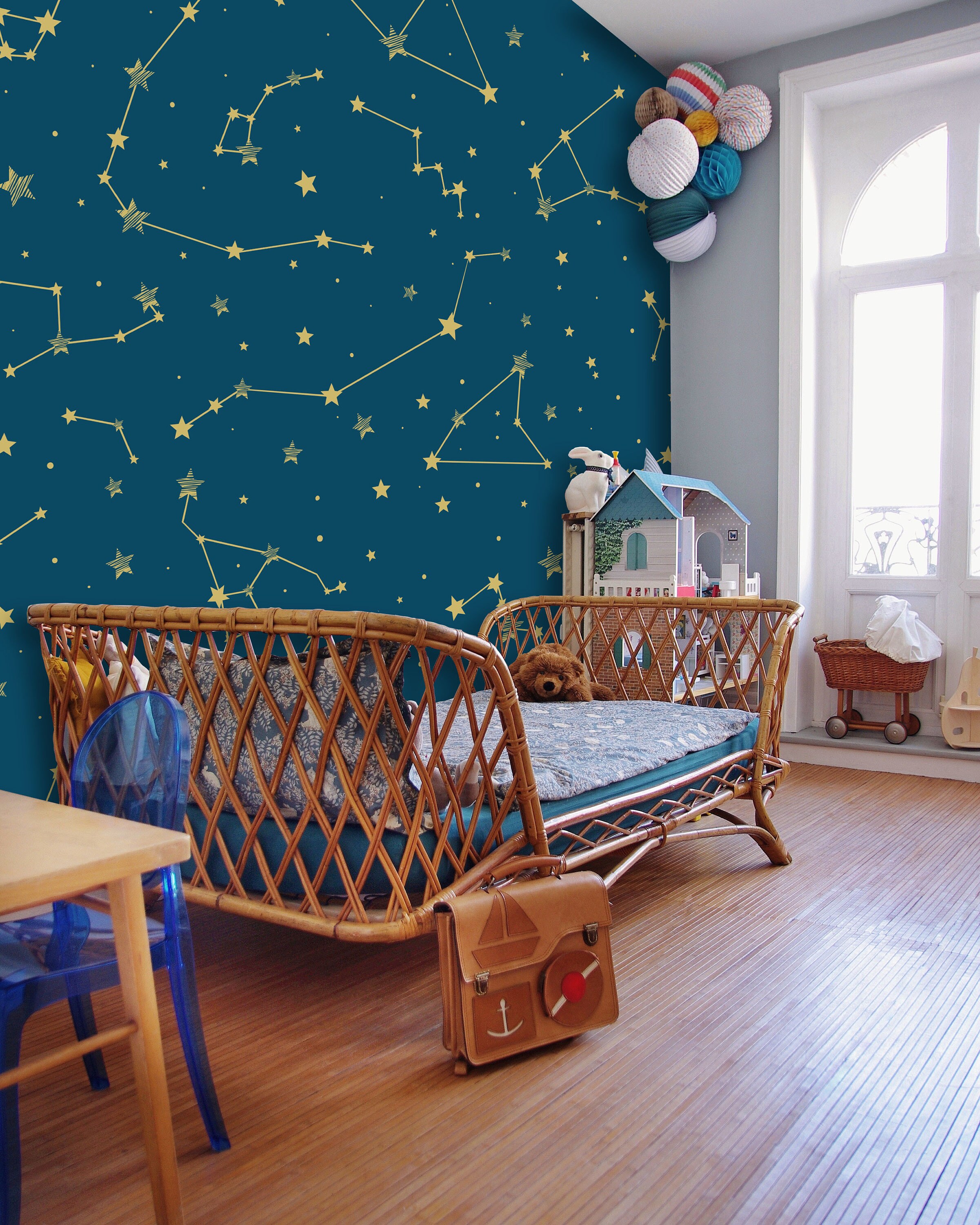 1. Orbiting Accent: A Celestial Wall Shelf