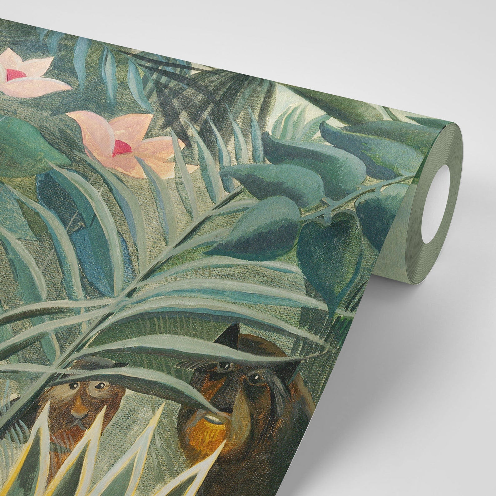 Impression photo « Henri Rousseau - La jungle à l'équateur », par