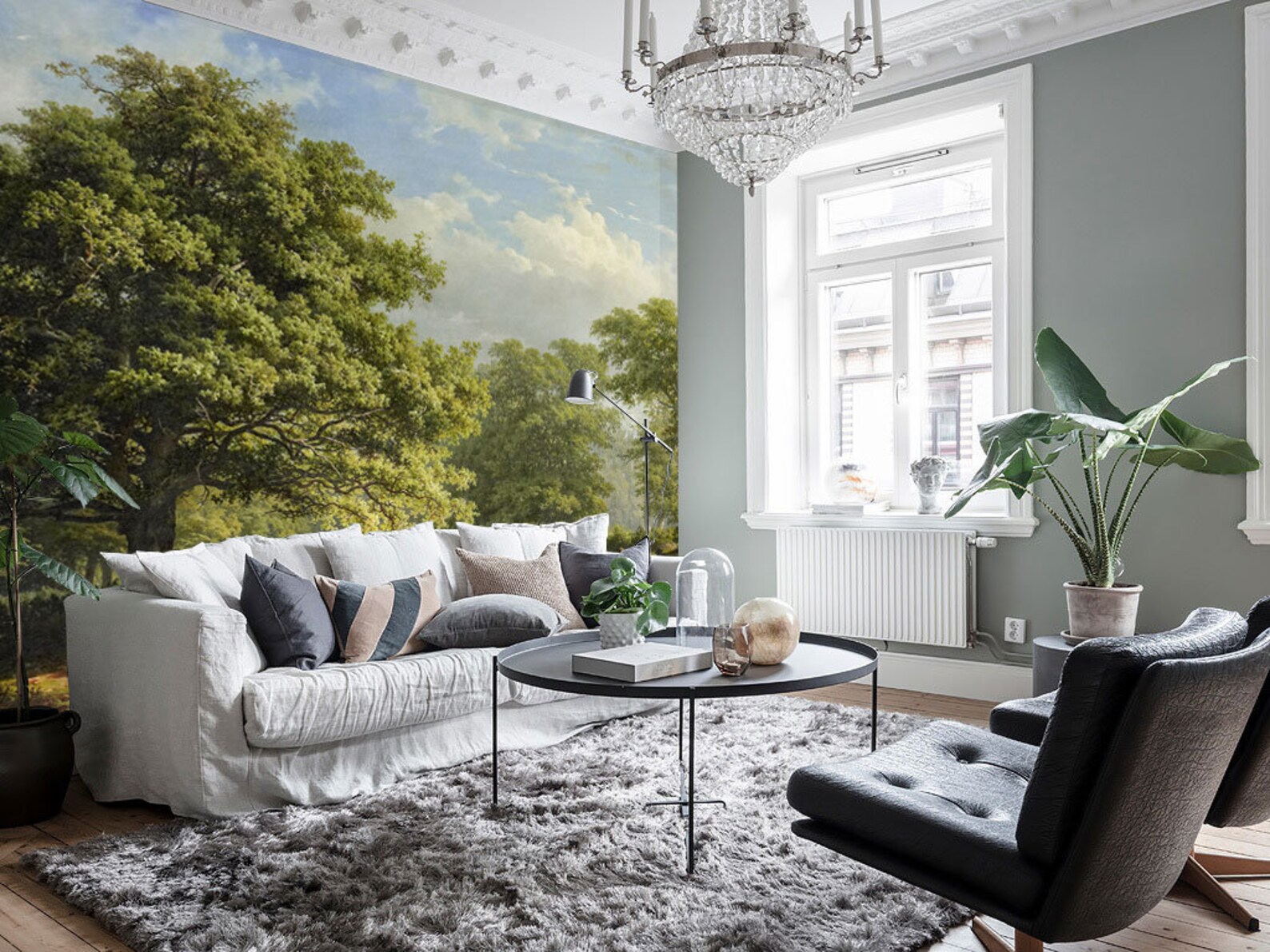 Vintage Scenic Landscape Wall Mural Vintage Wallpaper Etsy