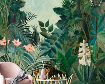 Jungle Wallpaper Etsy