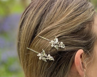 Bronze Hair Pin Grip Slide Bobby Pin Rose Bridesmaid Wedding Hair Accessory Haarschmuck LA1665605 Bronze Hair Pin Grip Slide Bobby Pin Rose Bridesmaid Wedding Hair Accessory Haarschmuck LA1665605