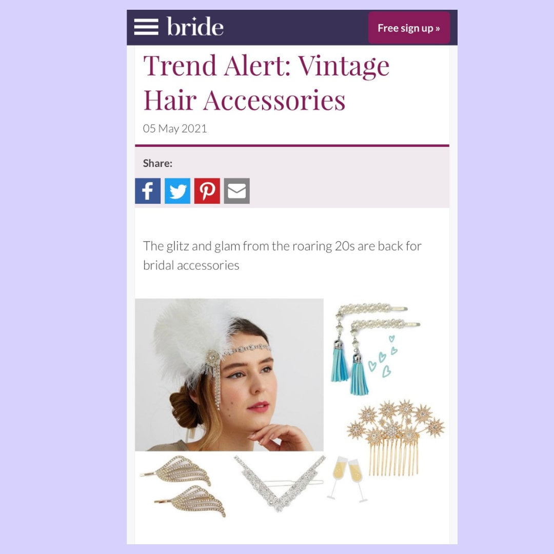 Hair Accessory Lot Vintage to Modern Pieces 20 Fabulous Art Deco Bridal Hair Accessories : Chic Vintage  main image 3